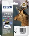Epson T1306 Multipack Tinte (Hirsch) für Stylus SX525 SX620 BX525 BX630, DURABrite cyan, magenta + gelb