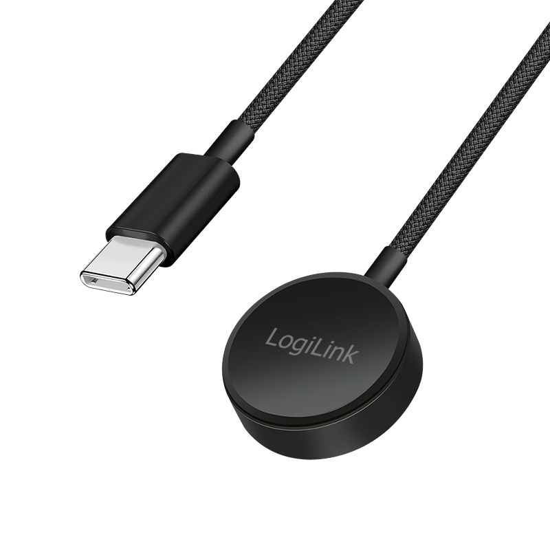 Logilink Wireless charger for Samsung watch, black, 1 m