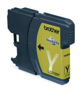 Brother LC-1100Y Tintenpatrone für DCP-185C 385C 585CW J715W MFC-5490CN 6490 6890CDW, gelb Brother LC-1100Y Tintenpatrone für DCP-185C 385C 585CW J715W MFC-5490CN 6490 6890CDW, gelb