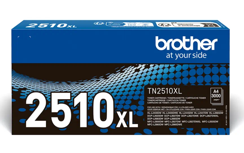 Brother Toner TN2510XL für HL-2445 DCP-2672 MCF2827, 3000 Seiten, schwarz Brother Toner TN2510XL für HL-2445 DCP-2672 MCF2827, 3000 Seiten, schwarz