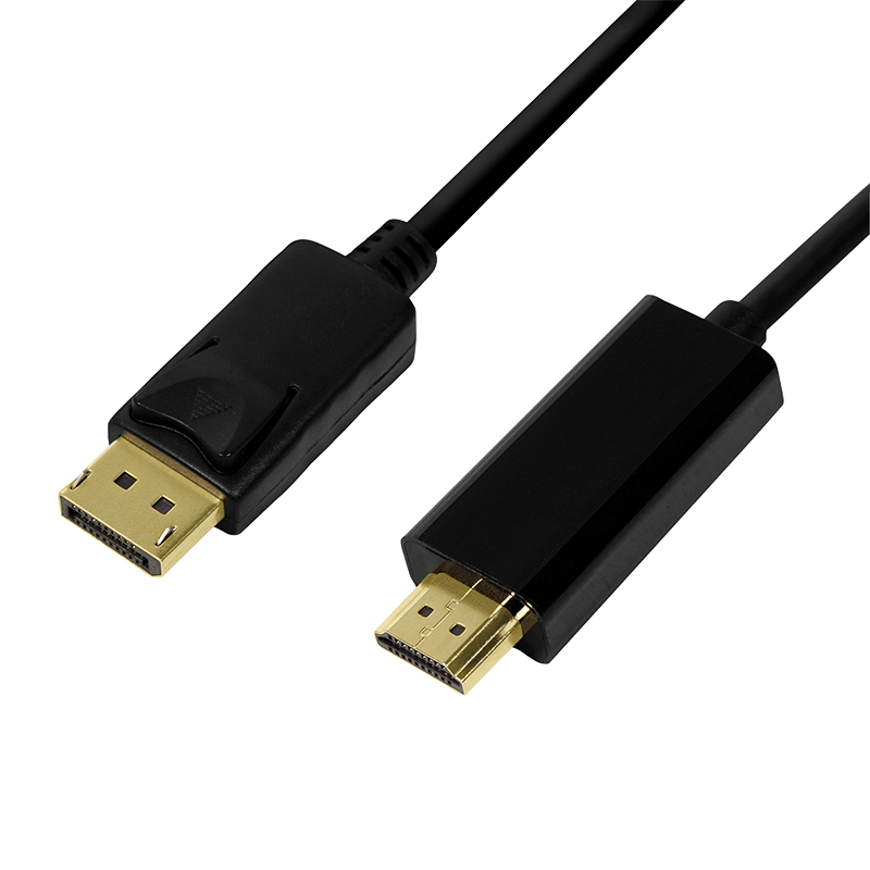 DisplayPort - HDMI Anschlusskabel 1 Meter DP/HDMI St/St DisplayPort - HDMI Anschlusskabel 1 Meter DP/HDMI St/St