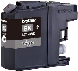 Brother LC-123BK Tintenpatrone (Törtchen) für DCP J752DW, J4510, MFC J4x10, schwarz Brother LC-123BK Tintenpatrone (Törtchen) für DCP J752DW, J4510, MFC J4x10, schwarz