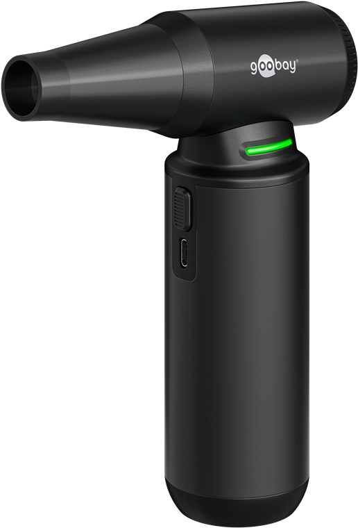 Staubgebläse Superior, Reinigungsset inkl. 8 Aufsätze und 3 Bürsten, 130.000 rpm, 180 W, Aluminium-Ausführung, kabellos, schwarz