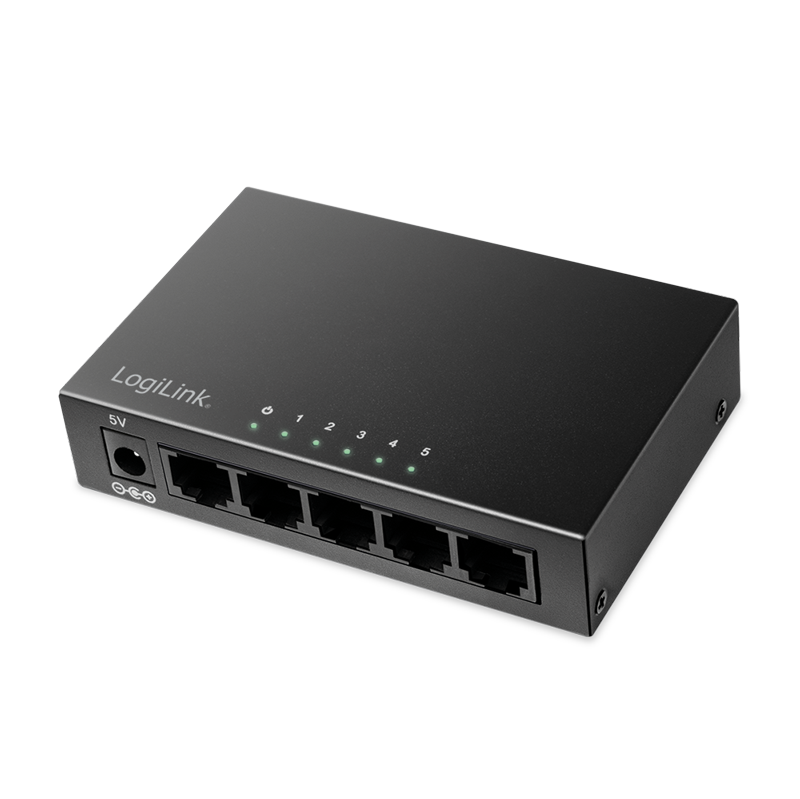 Logilink 5-Port Gigabit Ethernet Network Switch Desktop Metall Logilink 5-Port Gigabit Ethernet Network Switch Desktop Metall