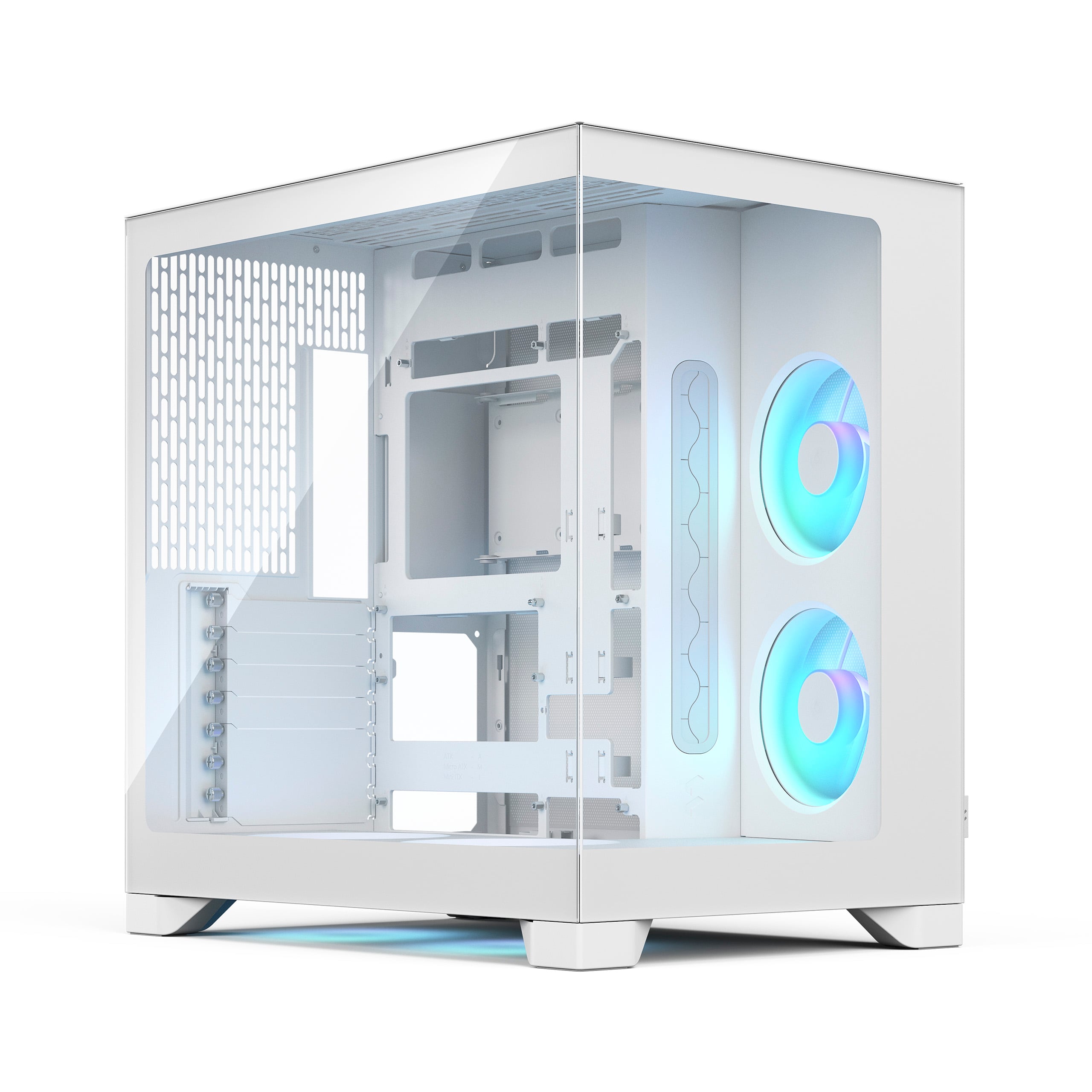 Fractal Design Pop 2 Vision RGB weiss, Panorama Tower Gehäuse, ohne Netzteil