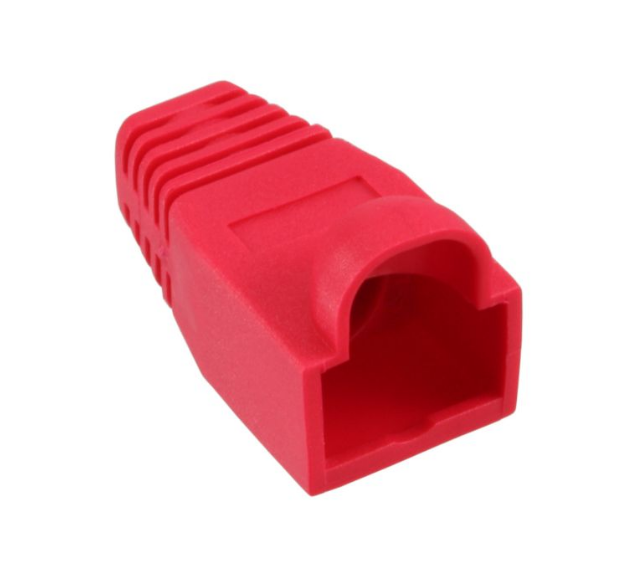TP-Knickschutz 10er Pack für RJ-45 Stecker (TP+ISDN), rot TP-Knickschutz 10er Pack für RJ-45 Stecker (TP+ISDN), rot
