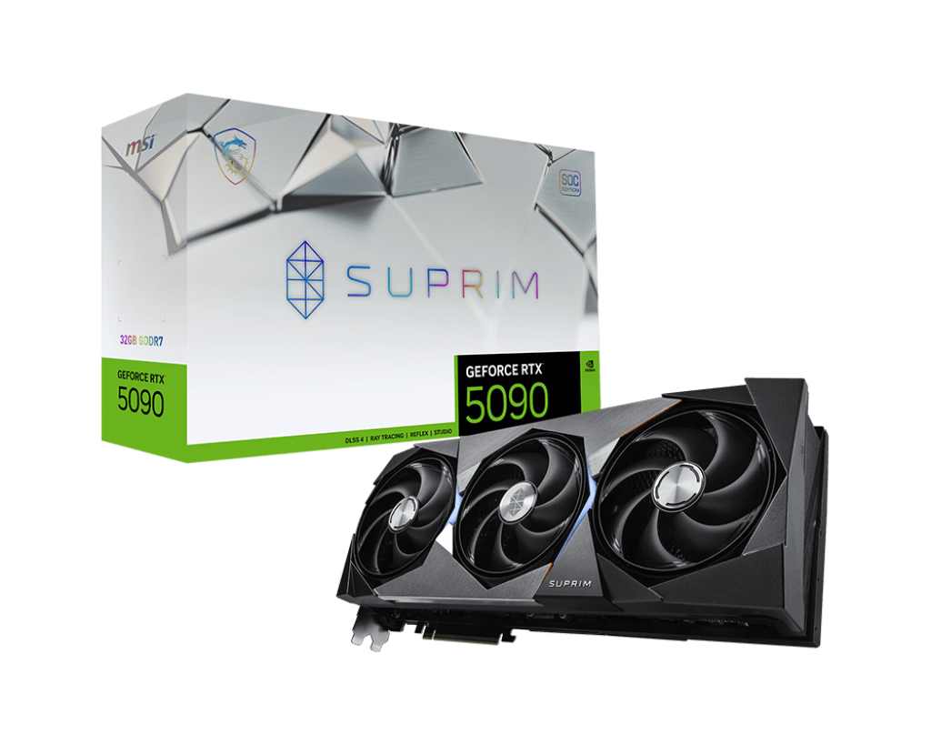 MSI GeForce RTX 5090 Suprim SOC 32GB DDR7, HDMI / 3xDP, PCIe 5.0