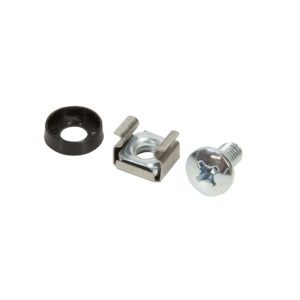 Industrie- (19") Befestigungssatz M6, 20Stk. (Schraube, Mutter + Scheibe) Industrie- (19") Befestigungssatz M6, 20Stk. (Schraube, Mutter + Scheibe)