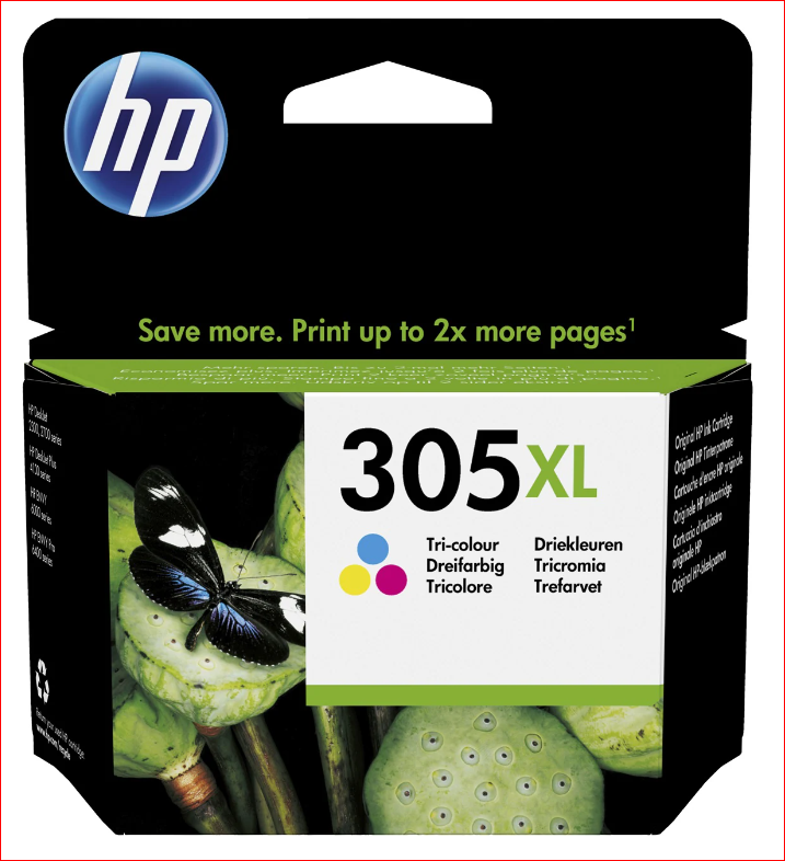 HP 305XL - 3YM63AE Tintenpatrone für HP DeskJet 2700, dreifarbig HP 305XL - 3YM63AE Tintenpatrone für HP DeskJet 2700, dreifarbig