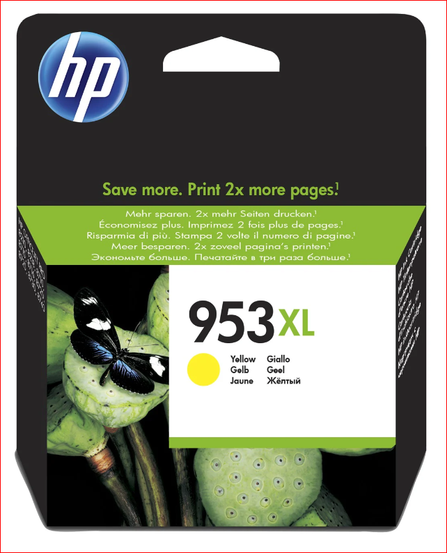 HP 953XL - F6U18AE Tintenpatrone für OJ Pro 8700, gelb HP 953XL - F6U18AE Tintenpatrone für OJ Pro 8700, gelb
