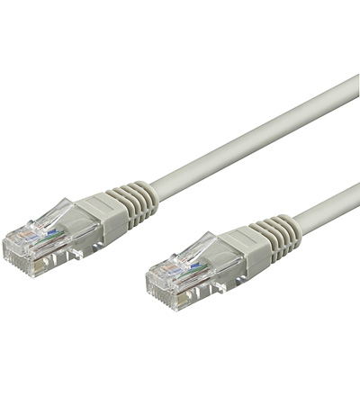 Netzwerk Patchkabel 0.5m, grau 2xRJ45 Stecker Cat.5e UTP Netzwerk Patchkabel 0.5m, grau 2xRJ45 Stecker Cat.5e UTP