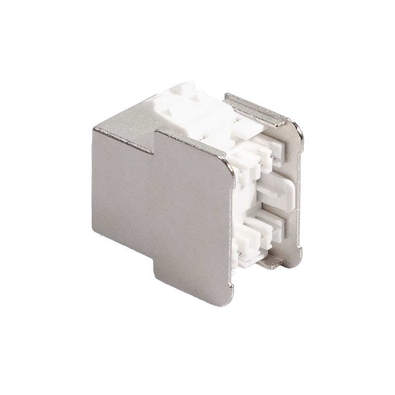 Keystone Jack RJ45 24er-Pack Cat.6A STP SlimLine 14.5mm 22-26 AWG + Installationswerkzeug