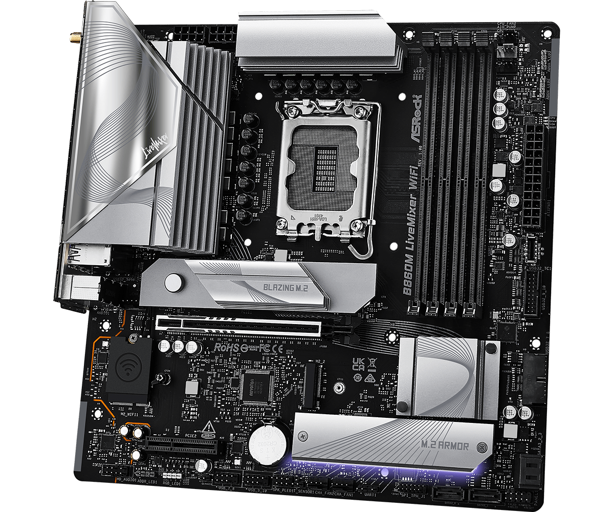 ASRock B860M LiveMixer WiFi DDR5 Intel S1851 retail