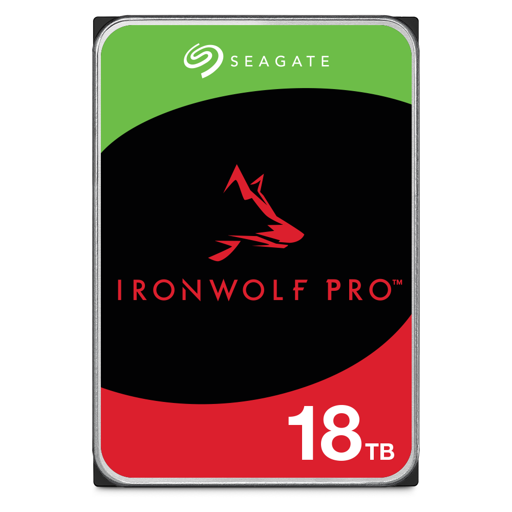 Seagate IronWolf Pro ST18000NT001 3.5" HDD / Festplatte 18TB SATA 6Gb/s 7200rpm 256MB Cache 24x7 Seagate IronWolf Pro ST18000NT001 3.5" HDD / Festplatte 18TB SATA 6Gb/s 7200rpm 256MB Cache 24x7