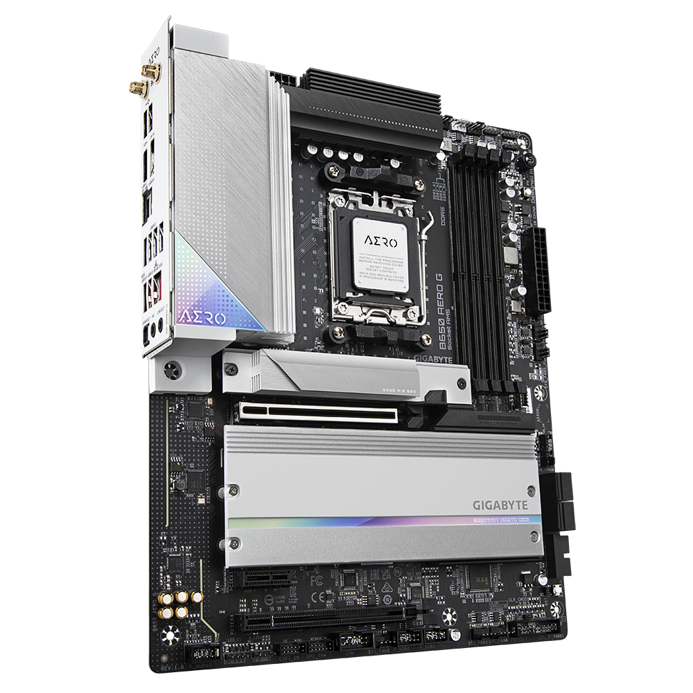 Gigabyte B650 AERO G Socket AM5 4xDDR5 HDMI / USB-C / WiFi / 3xM.2 ATX Gigabyte B650 AERO G Socket AM5 4xDDR5 HDMI / USB-C / WiFi / 3xM.2 ATX