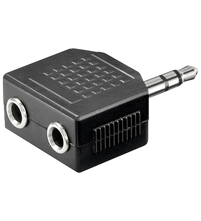 Multimedia Adapter Audio 1x Klinken-Stecker 3.5mm stereo / 2x Klinken-Buchse 3.5mm stereo Multimedia Adapter Audio 1x Klinken-Stecker 3.5mm stereo / 2x Klinken-Buchse 3.5mm stereo