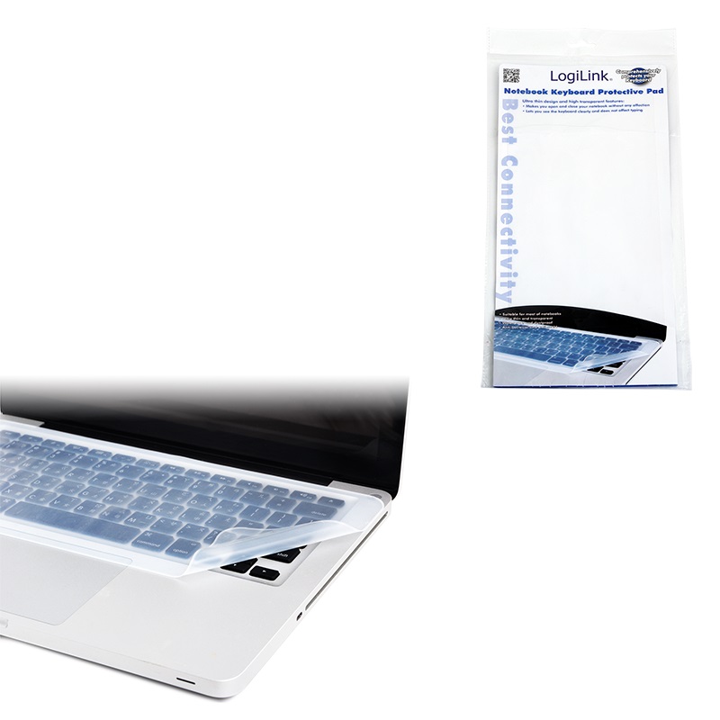 Tastatur Abdeckung LogiLink für Notebooks Silikon 320x140mm Tastatur Abdeckung LogiLink für Notebooks Silikon 320x140mm