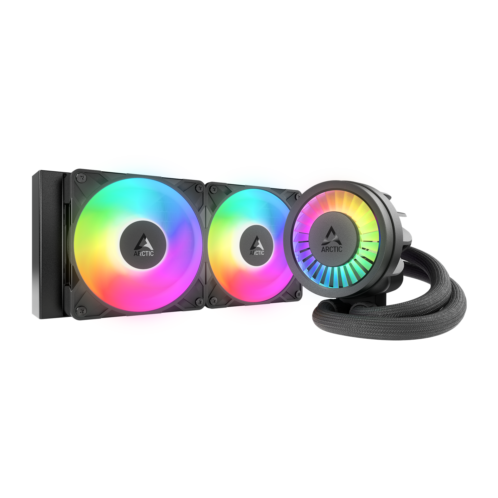 ARCTIC Liquid Freezer III Pro 240 ARGB Black Wasserkühlung für Intel und AMD Prozessoren, 2x120mm Lüfter