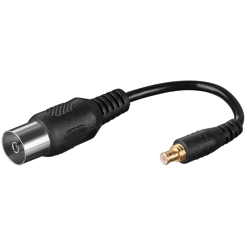 Antennen Koaxial Kabeladapter, Koaxialkupplung auf MCX-Stecker, 10cm Antennen Koaxial Kabeladapter, Koaxialkupplung auf MCX-Stecker, 10cm