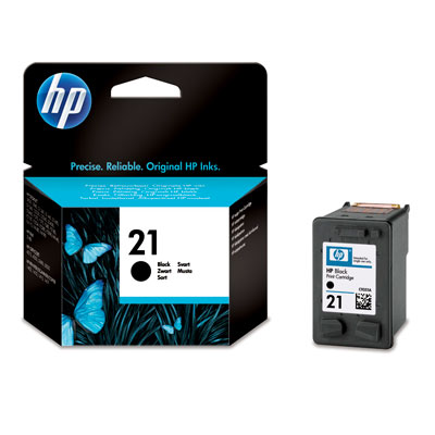 HP 21 - C9351AE Tintenpatrone für DJ 3920 3940 D2430 OJ 1410 PSC1410, schwarz HP 21 - C9351AE Tintenpatrone für DJ 3920 3940 D2430 OJ 1410 PSC1410, schwarz