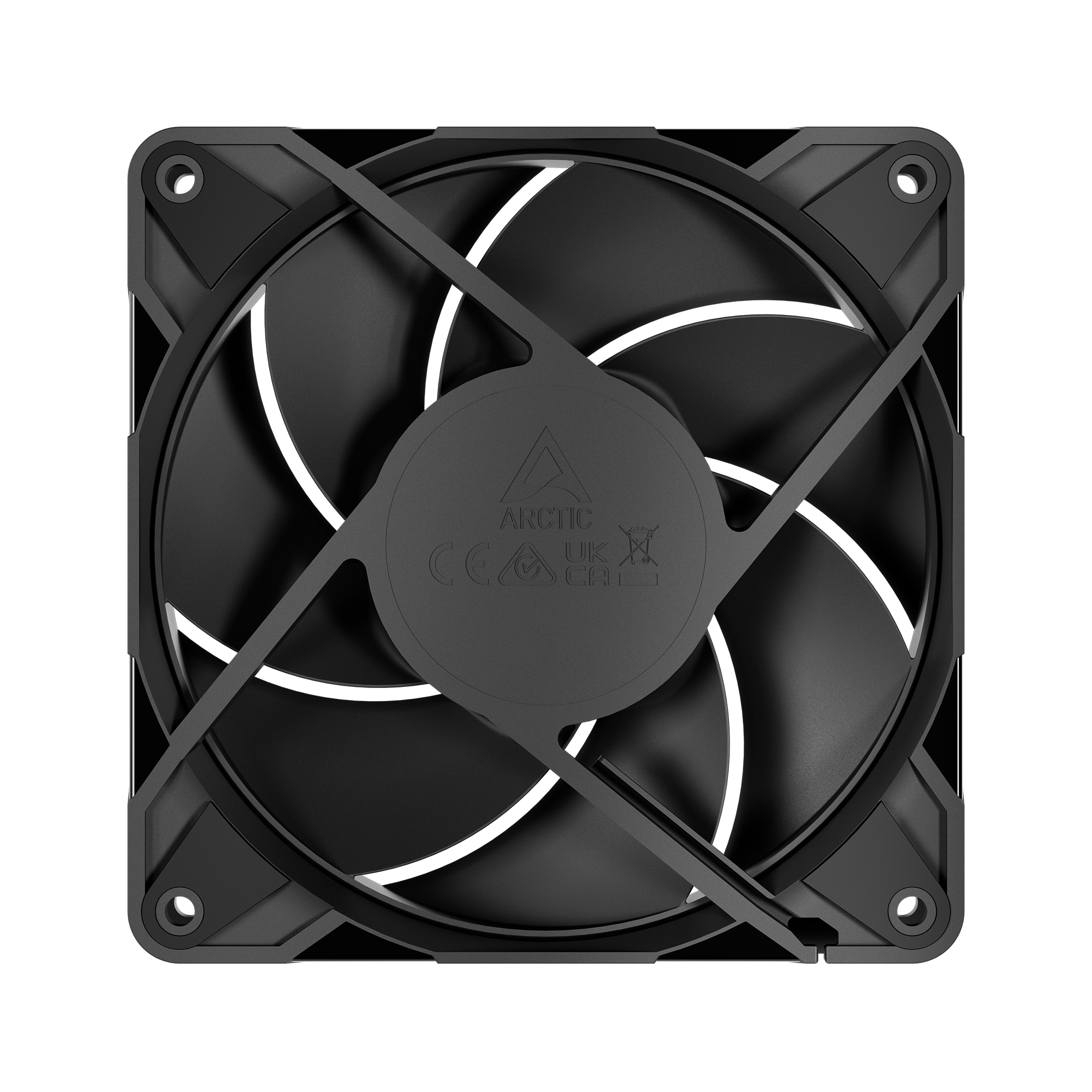 Arctic P12 Pro PST PC-Lüfter 120x120x25mm 4-pol. PWM-Stecker, schwarz