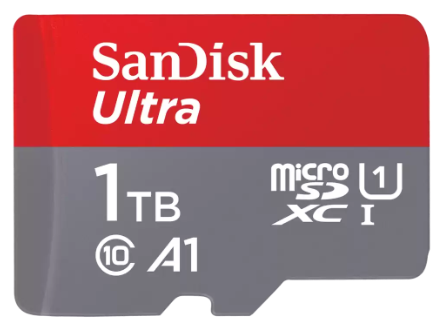 SanDisk 1TB microSDXC Ultra Android Flash-Speicherkarte, Class 10 SanDisk 1TB microSDXC Ultra Android Flash-Speicherkarte, Class 10