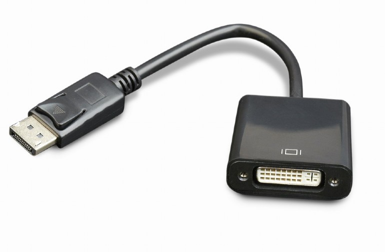 DisplayPort - DVI Adapterkabel 1x DP Stecker / 1x DVI-D Buchse DisplayPort - DVI Adapterkabel 1x DP Stecker / 1x DVI-D Buchse
