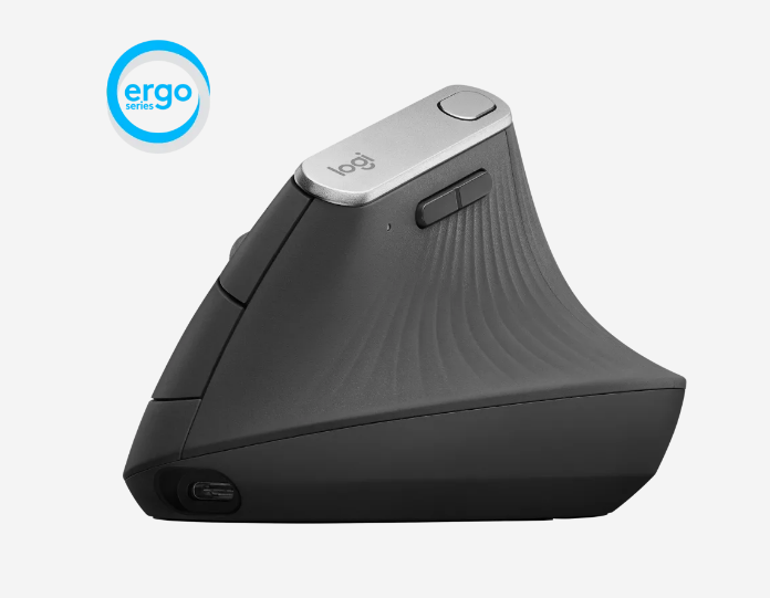 Logitech MX Vertical Wireless Laser USB / Bluetooth Mouse, graphite Logitech MX Vertical Wireless Laser USB / Bluetooth Mouse, graphite