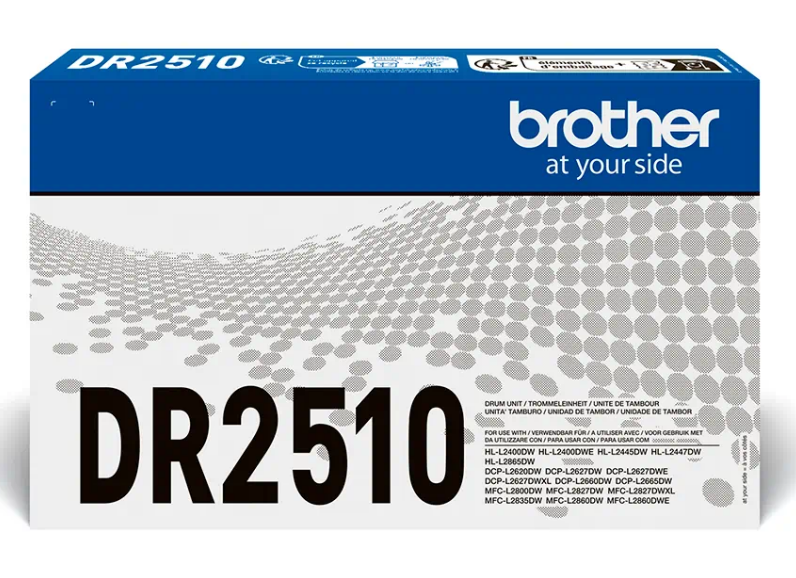 Brother Trommeleinheit DR2510 für HL-2445 DCP-2672 MCF2827, 15000 Seiten, schwarz Brother Trommeleinheit DR2510 für HL-2445 DCP-2672 MCF2827, 15000 Seiten, schwarz
