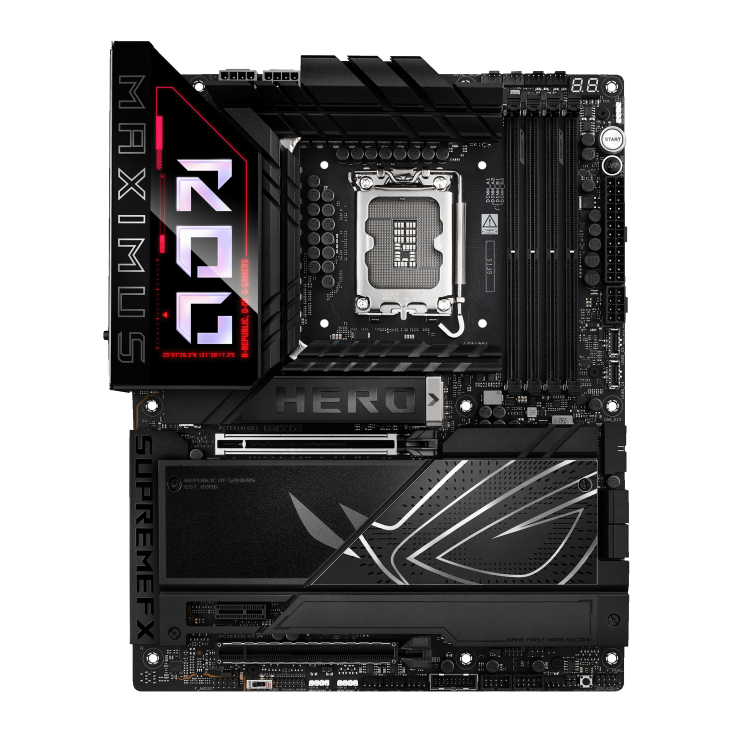 ASUS ROG Maximus Z890 Hero WiFi Sockel 1851, 4xDDR5  HDMI / 2xTB / 6xM.2 / ATX