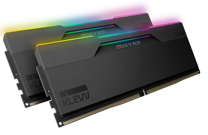 DDR5 RAM KLEVV Cras V RGB Obsidian Black 32GB (2x16GB) PC 6000 CL28