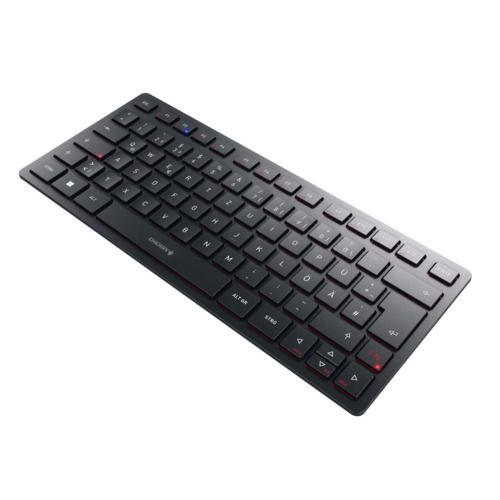 Cherry KW 9200 MINI - Rechargeable Wireless - Tastatur, USB / Bluetooth, schwarz Cherry KW 9200 MINI - Rechargeable Wireless - Tastatur, USB / Bluetooth, schwarz