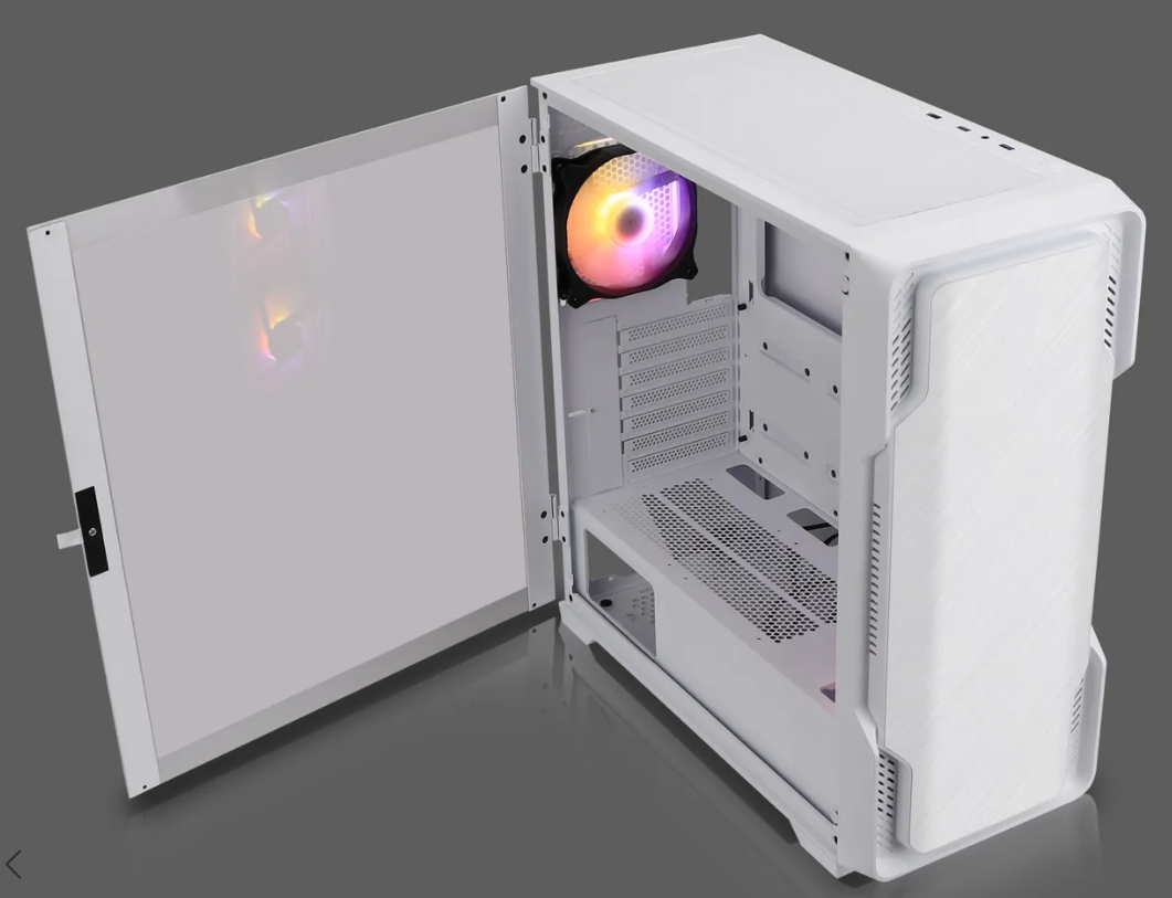 Nanoxia MIDI DS 9G-W ARGB White Midi-Tower Gehäuse ohne NT Nanoxia MIDI DS 9G-W ARGB White Midi-Tower Gehäuse ohne NT