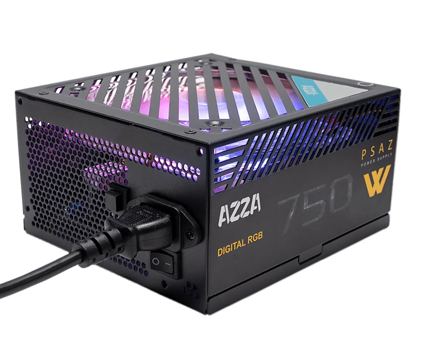 AZZA PSAZ-750W ARGB (80+B) PC-Netzteil 120mm Lüfter ATX 2.3