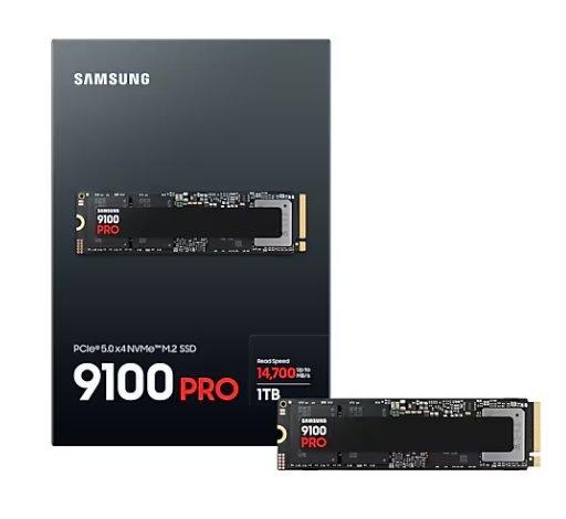 SSD Samsung 9100 Pro MZ-VAP1T0BW 1,0TB M.2 Typ 2280 PCIe 5.0 NVMe
