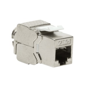 Keystone Jack RJ45 Bu. Cat.6A STP 180°, small size Keystone Jack RJ45 Bu. Cat.6A STP 180°, small size