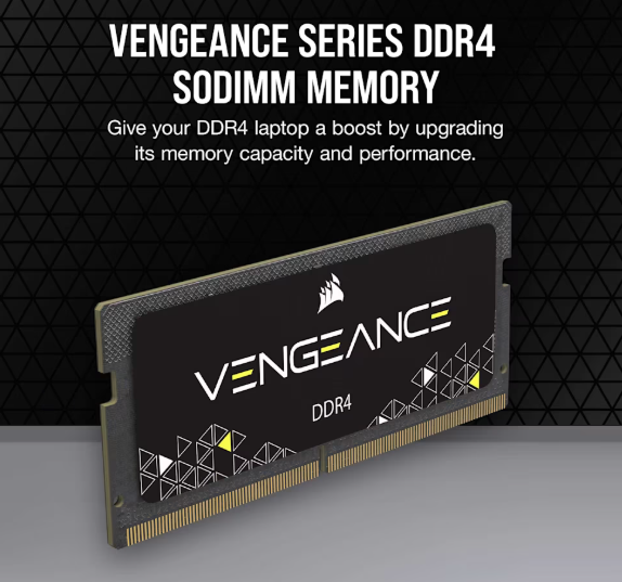 SO-DIMM DDR-4  Corsair CMSX32GX4M2A2933C19, 32GB (2x16GB), 1.2V, 2933MHz CL19, 260 polig