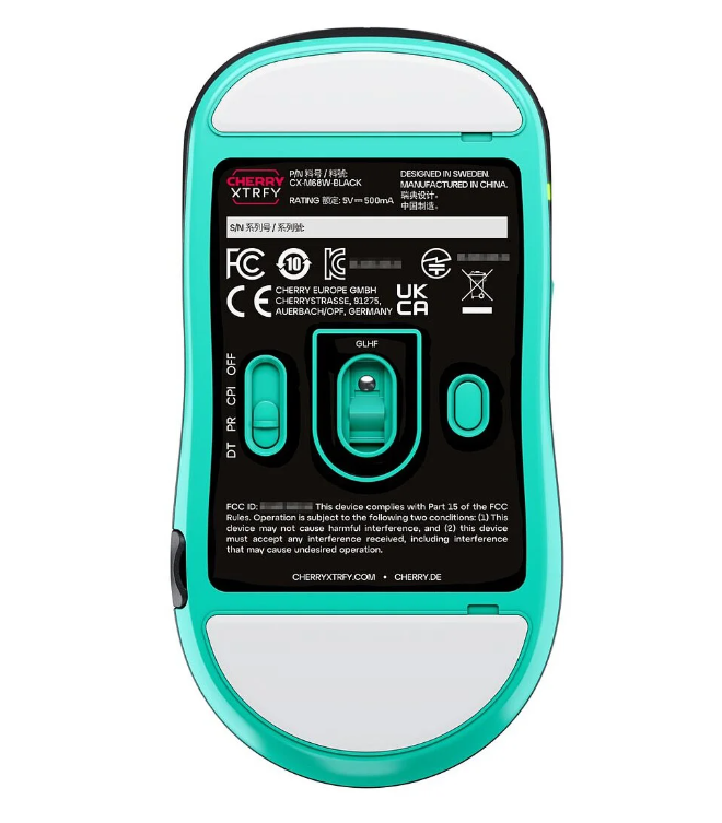 Cherry XTRFY M68 Wireless Mouse 2,4GHz USB schwarz