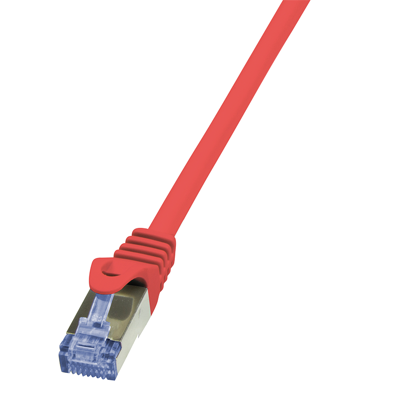 Netzwerk Patchkabel 1m, rot 2xRJ45 Stecker Cat.6A S/FTP PIMF Netzwerk Patchkabel 1m, rot 2xRJ45 Stecker Cat.6A S/FTP PIMF
