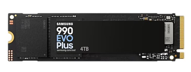 SSD Samsung 990 EVO Plus MZ-V9S4T0BW 4TB M.2 Typ 2280 PCIe 4.0 x4 / PCIe 5.0 x2 NVMe (L7250/S6300) SSD Samsung 990 EVO Plus MZ-V9S4T0BW 4TB M.2 Typ 2280 PCIe 4.0 x4 / PCIe 5.0 x2 NVMe (L7250/S6300)