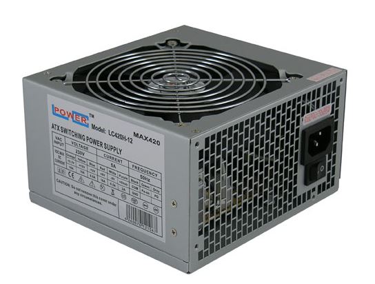 ATX-Netzteil 420Watt LC420H-12 V1.3 PFC / 120mm Lüfter ATX-Netzteil 420Watt LC420H-12 V1.3 PFC / 120mm Lüfter