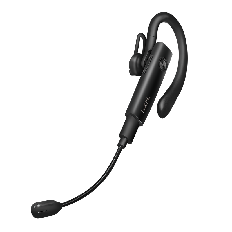 Logilink Ohrclip Mono-Headset, BT 5.4 mit abnehmbaren Microfon