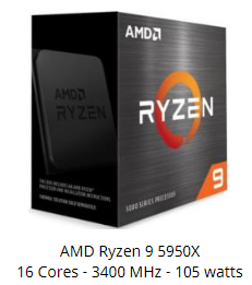 CPU-WOF AMD Ryzen 9 5950X 16x 3,4GHz Sockel-AM4 16-Core 72MB Cache 105Watt CPU-WOF AMD Ryzen 9 5950X 16x 3,4GHz Sockel-AM4 16-Core 72MB Cache 105Watt