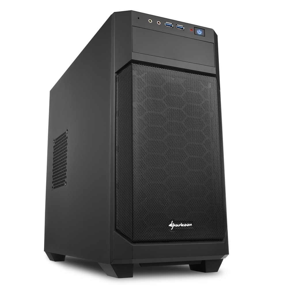 Sharkoon V1000 Mini Tower Gehäuse ohne NT, schwarz Micro-ATX Sharkoon V1000 Mini Tower Gehäuse ohne NT, schwarz Micro-ATX