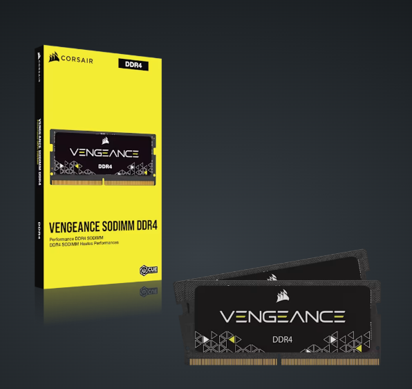 SO-DIMM DDR-4  Corsair CMSX32GX4M2A2933C19, 32GB (2x16GB), 1.2V, 2933MHz CL19, 260 polig