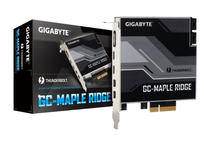 Gigabyte Intel Thunderbolt 4 Certified add-in card 1xDP 2xMini DP 2xThunderbolt