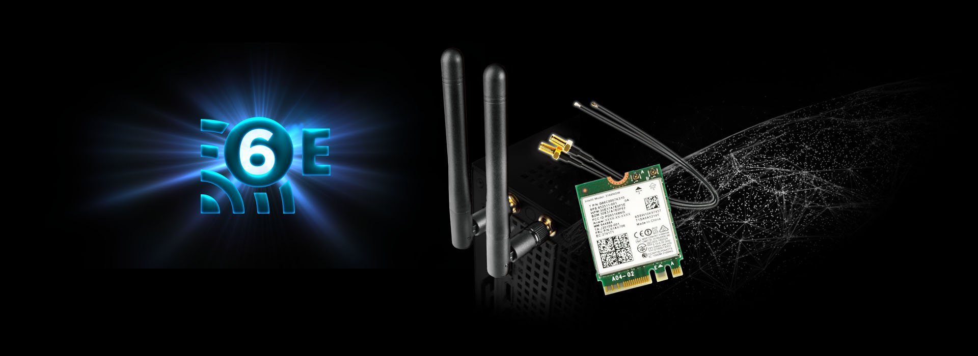 ASRock Deskmini M.2 WiFi6e Kit (AX210) ASRock Deskmini M.2 WiFi6e Kit (AX210)
