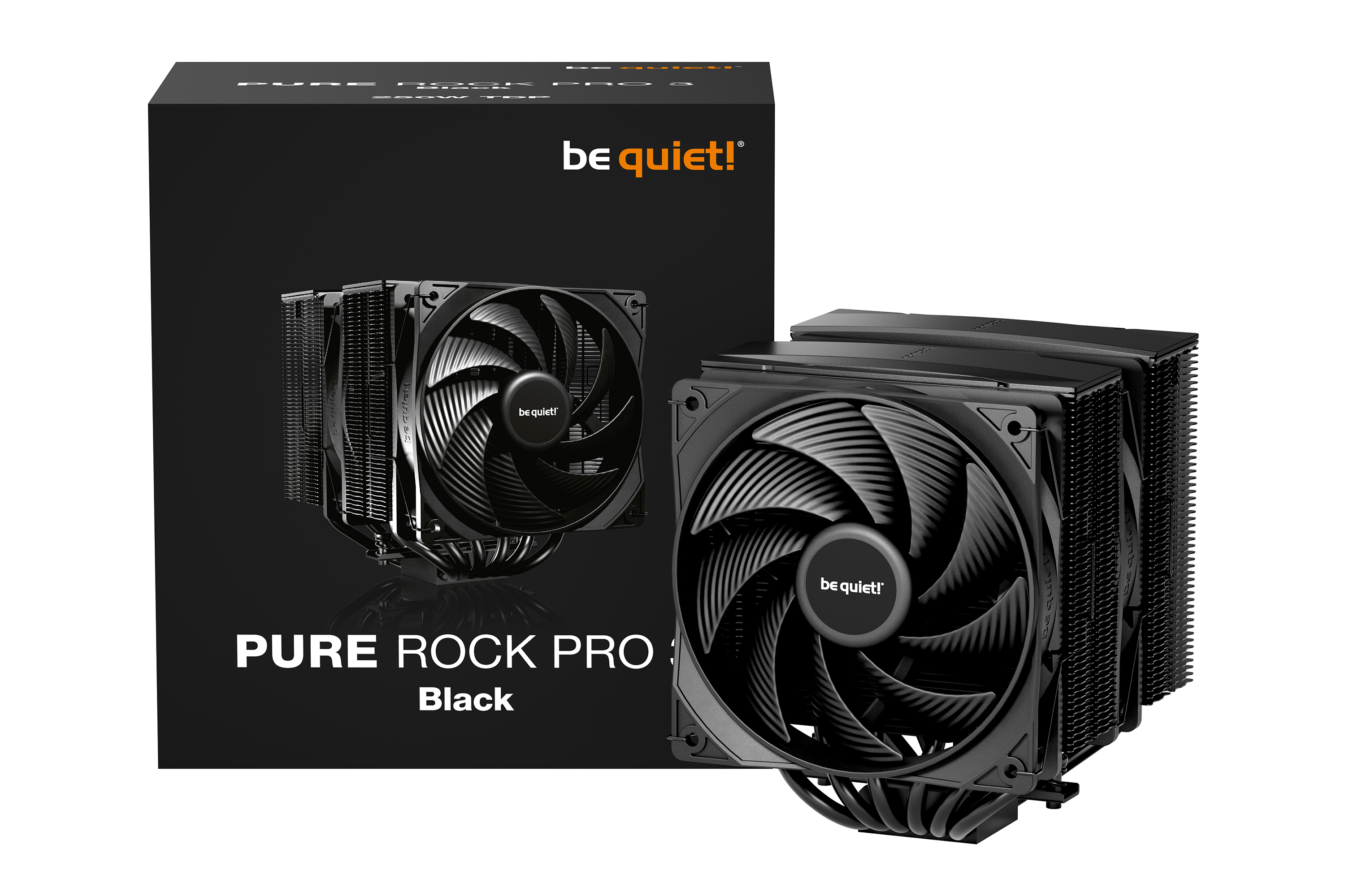 be quiet! Pure Rock Pro 3 Black CPU-Kühler für Intel und AMD Prozessoren be quiet! Pure Rock Pro 3 Black CPU-Kühler für Intel und AMD Prozessoren