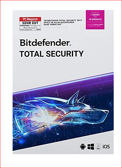 Bitdefender Total Security 1 Gerät / 18 Monate Bitdefender Total Security 1 Gerät / 18 Monate