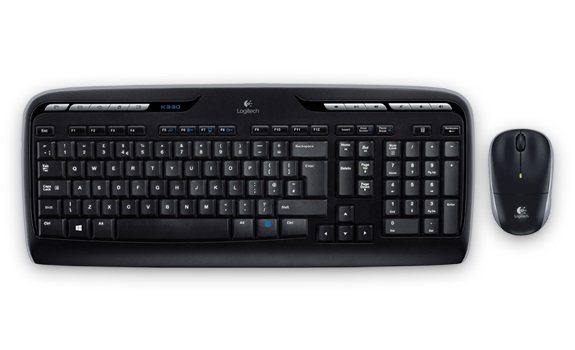 Logitech Wireless Combo MK330 Tastatur & Maus USB Funk, deutsch, schwarz Logitech Wireless Combo MK330 Tastatur & Maus USB Funk, deutsch, schwarz
